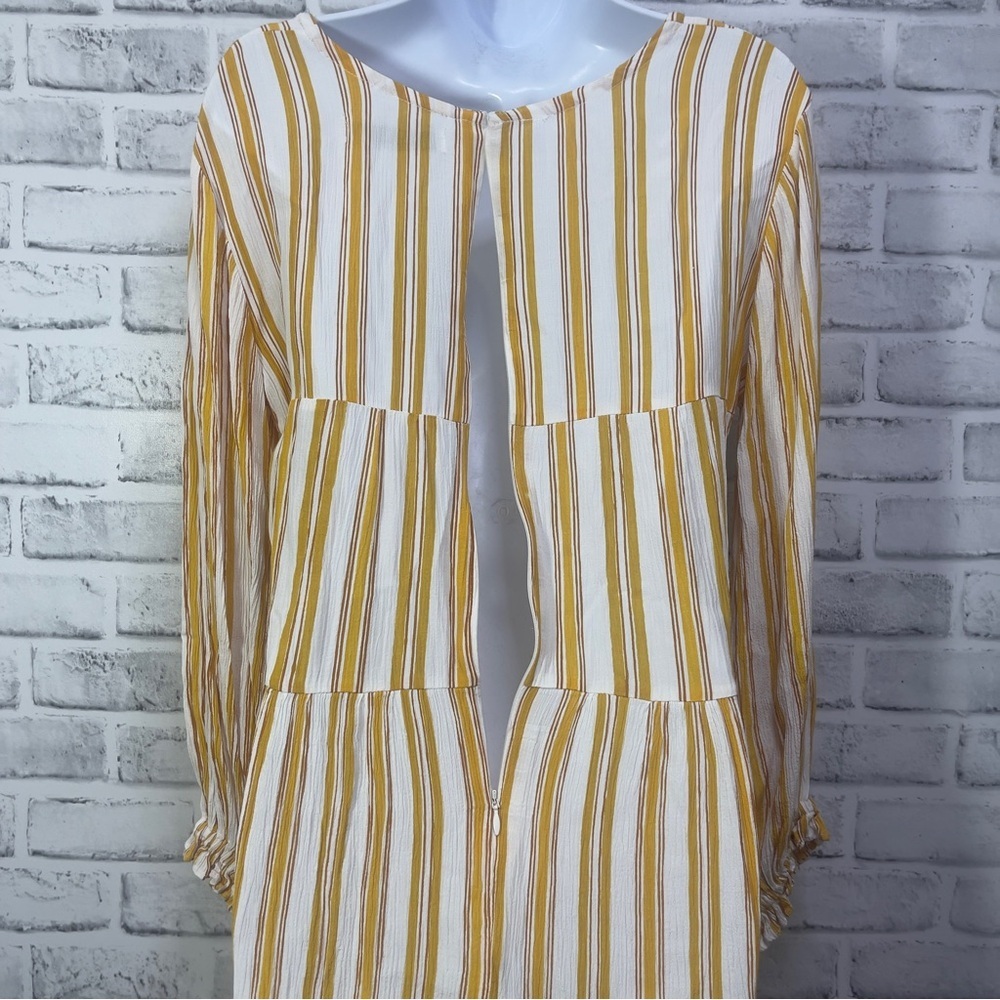 Faithfull the Brand LeGallion Azure Striped Tunic Dress 4 - Picture 10 of 11